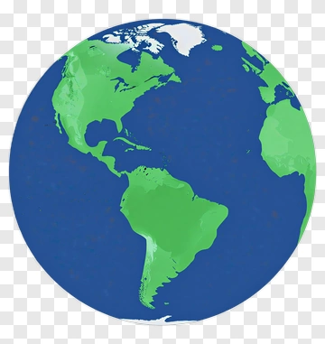 Earth Globe Illustration PNG