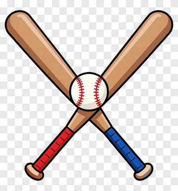 Baseball Bats And Ball PNG