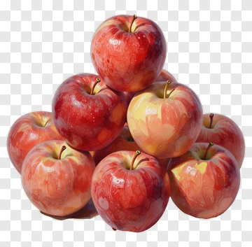 Stack Of Red Apples PNG