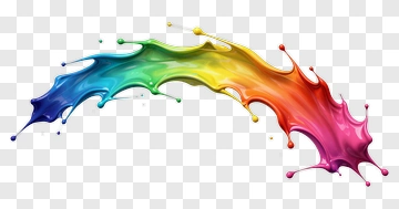 Colorful Paint Splash PNG