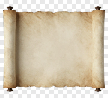 Old Scroll With Rolled Edges PNG