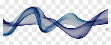 Flowing Blue Waves PNG
