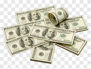 Stack Of Hundred Dollar Bills PNG