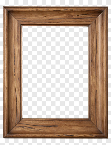 Wooden Picture Frame PNG