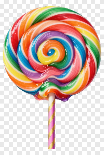 Colorful Lollipop PNG