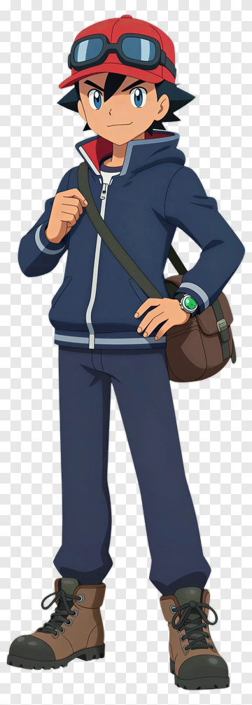 Anime Character In Casual Outfit PNG
