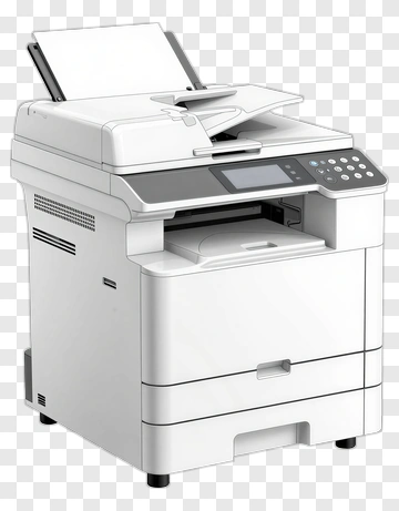 White Multifunction Printer PNG