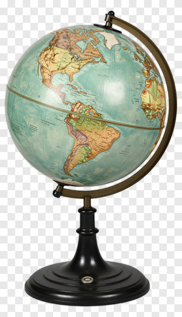 Globe On Stand PNG