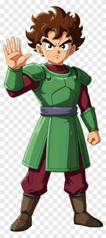 Cartoon Character In Green Armor PNG
