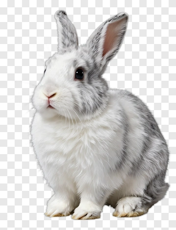 Fluffy Rabbit PNG