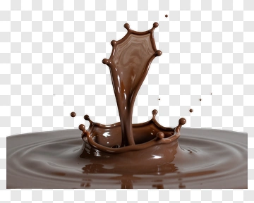 Chocolate Splash In Water PNG