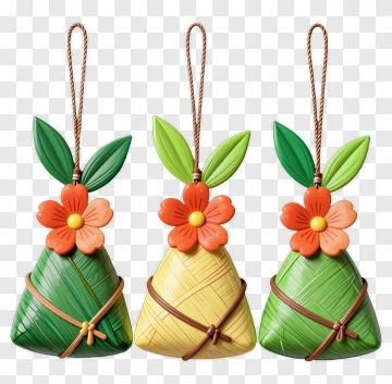 Colorful Decorative Rice Dumplings PNG