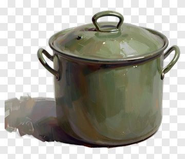Vintage Cooking Pot PNG
