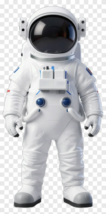 3D Astronaut In Space Suit PNG