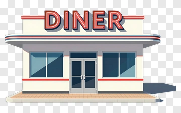 Diner Building PNG
