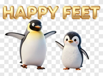 Happy Feet Penguins PNG