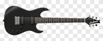 Black Electric Guitar PNG