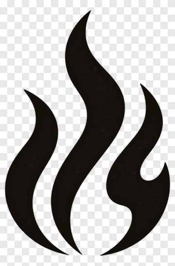 Black Flame Icon PNG
