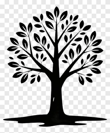 Black Tree Silhouette PNG