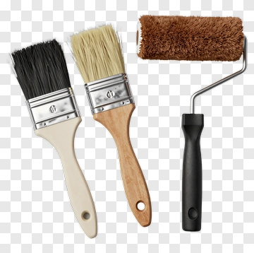 Paint Brushes And Roller PNG
