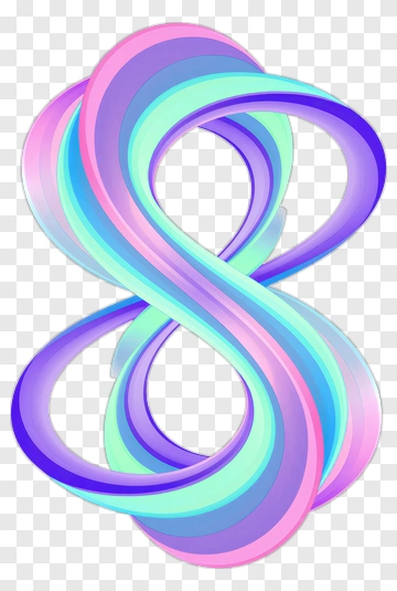 Colorful Infinity Symbol PNG