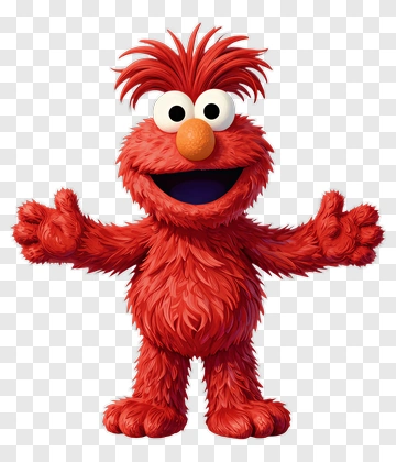 Cartoon Monster With Outstretched Arms PNG