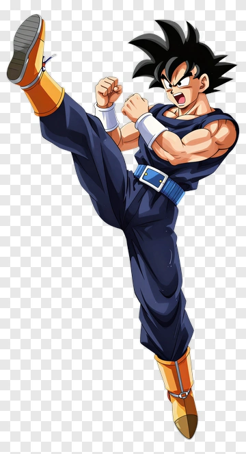 Cartoon Character Kicking PNG