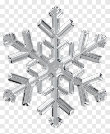 Silver Snowflake PNG
