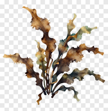 Watercolor Seaweed PNG