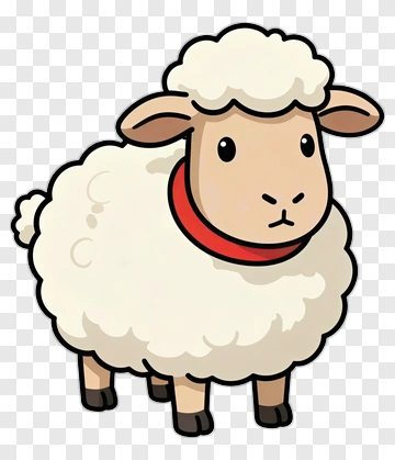 Cartoon Sheep PNG