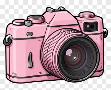 Pink Camera PNG