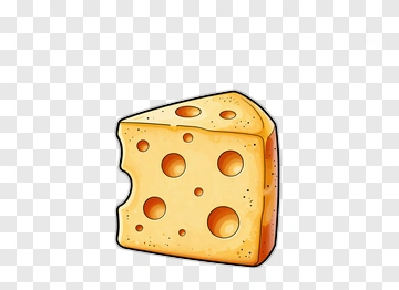 Cartoon Cheese Slice PNG