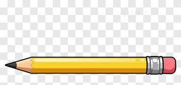 Cartoon Yellow Pencil PNG