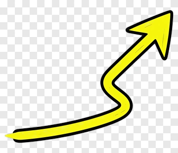 Yellow Arrow Graphic PNG