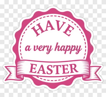 Have A Very Happy Easter Badge PNG