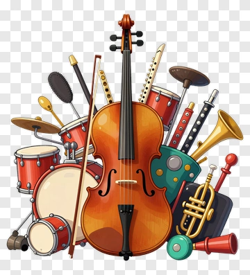 Musical Instruments Collection PNG