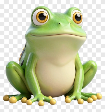 Cartoon Frog PNG