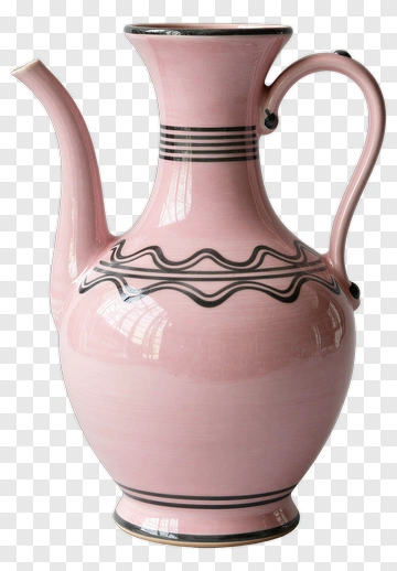 Pink Decorative Pitcher PNG