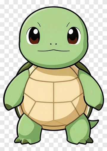 Cartoon Turtle Character PNG