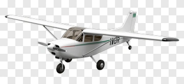 3D Airplane Model PNG