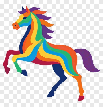 Colorful Horse PNG