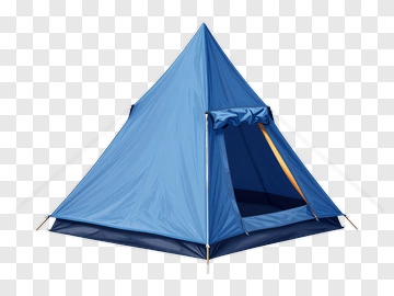 Blue Camping Tent PNG