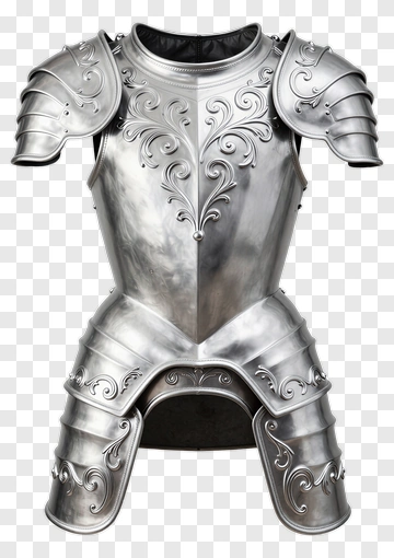 Decorative Silver Armor PNG