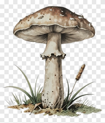 Illustration Of A Mushroom PNG