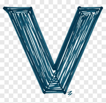 Stylized Letter V PNG