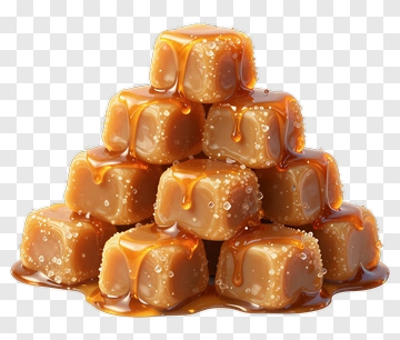 Caramel Candy Pile PNG