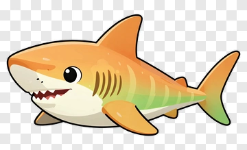 Cartoon Shark PNG