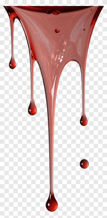 Red Liquid Dripping PNG
