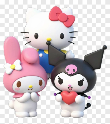 Cartoon Characters Group PNG