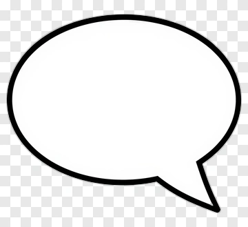 Speech Bubble Outline PNG